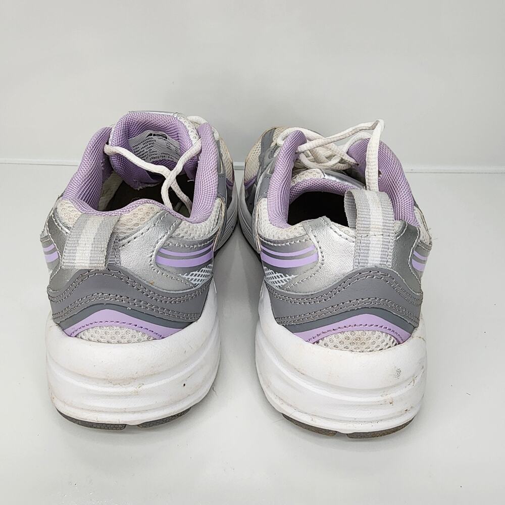 Avia Women 8.5 Athletic Sneakers 5000 Silver Purple White WMAV43GX002L Workout - Picture 7 of 10